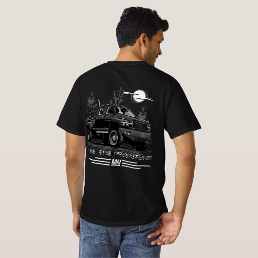 T-shirt Transformeurs automatiques Black C4500 Camion Iron (Dos entier)