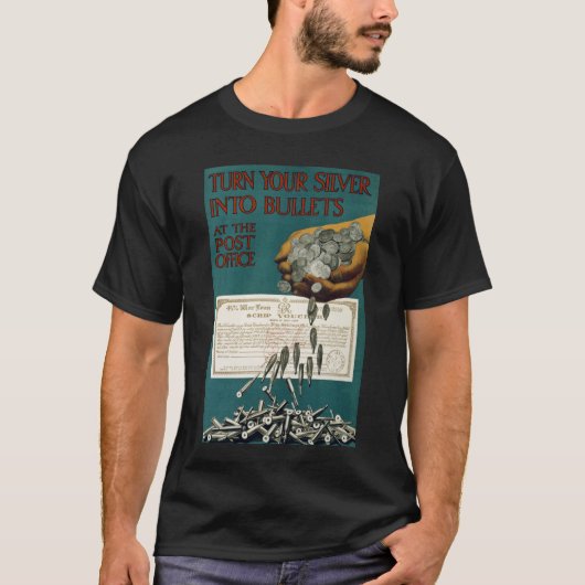 T-shirt Transformez Votre Argent En Puces (Devant)