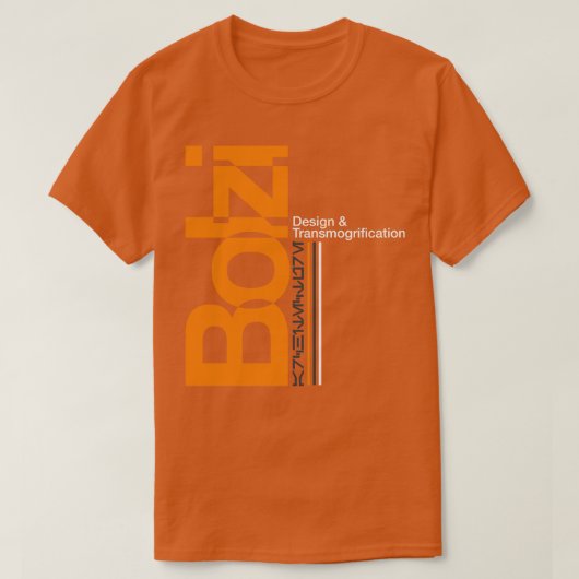 T-shirt Transformisation du design Bolzi (Design devant)