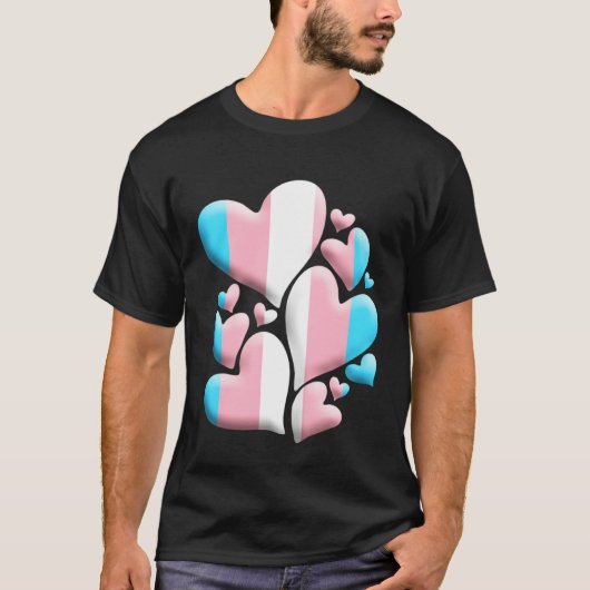 T-shirt Transgender Flag Day MTF FTM Pride Trans Transgend (Devant)