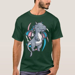 T-shirt Transgender Pride Stuff Trans Dragon Video Game Gi