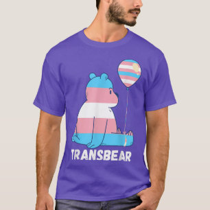 T-shirt Transgenre Ballon Bear Trans Pride Égalité LGBTQ