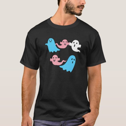 T-shirt Transgenre Ghosts Transgenre (Devant)