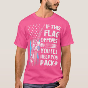 T-shirt Transgenre Si Ce Drapeau Vous Offense Rig De Fusil