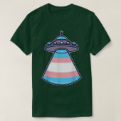 T-shirt Transgenre Ufo Trans Pride Space Pride Mois (Design devant)