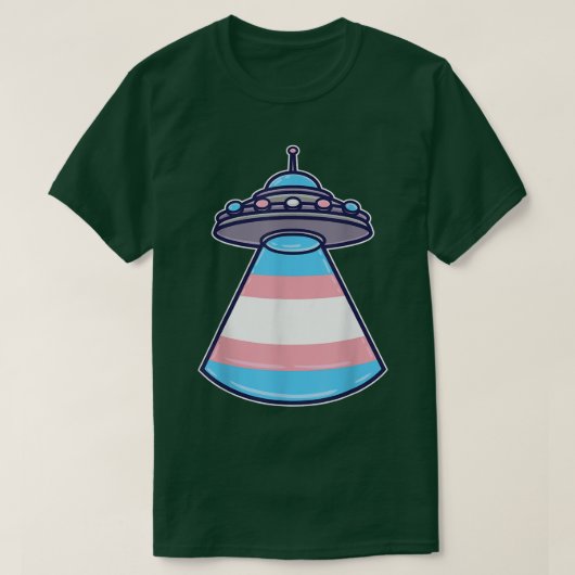 T-shirt Transgenre Ufo Trans Pride Space Pride Mois (Design devant)