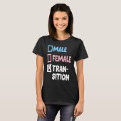T-shirt Transition transgenre (Devant entier)