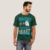 T-shirt Transplant Cardiaque Alimenté Par Un Coeur Donné (Devant entier)