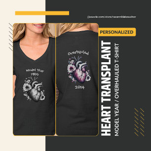 T-shirt Transplant Cardiaque Modèle Année/Révisé