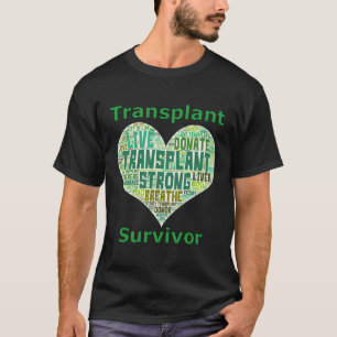T-shirt Transplant Survivant Il Parle Lung Ney Il Liver