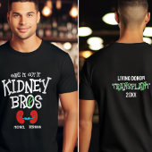 T-shirt Transplantation de rein Donateur et récipiendaire 