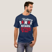 T-shirt Transplantation du rein T s donneur d'organe (Devant entier)