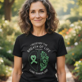T-shirt Transplanter le poumon haleine florale Respiration