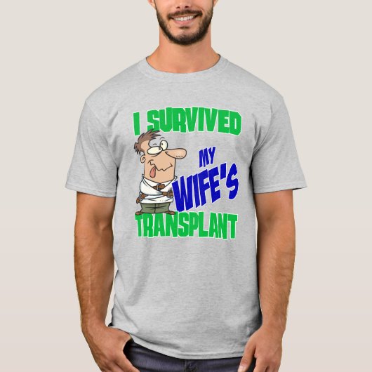 T-shirt Transplanter le soignant I Survived la transplanta (Devant)