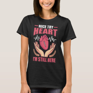 T-shirt Transplants d'organes Nice Essayer Coeur Je suis t