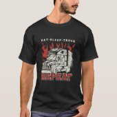 T-shirt Transport de camions - Routine (Devant)
