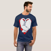 T-shirt Transport de rats d'amoureux (Devant entier)