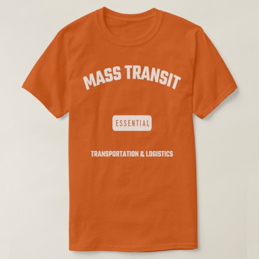 T-shirt Transport en commun (Design devant)