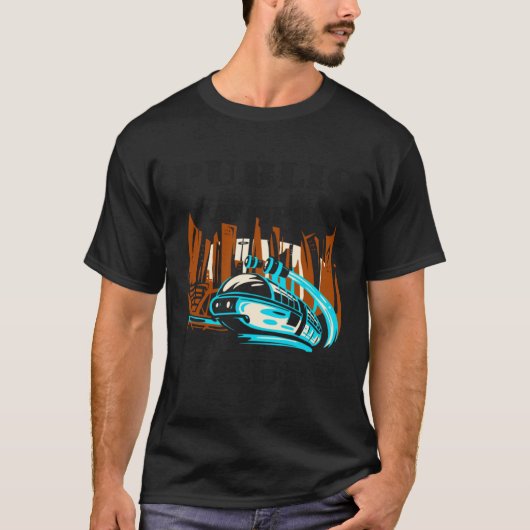 T-shirt transport public (Devant)