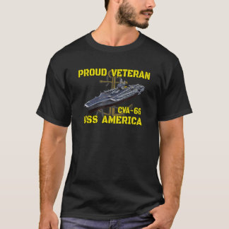 T-shirt Transporteur d'aéronef USS America CVA 66 Veterans