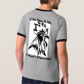 T-shirt Transporteur de poulet ? (Dos)