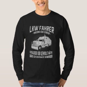 T-shirt Transporteur lourd du conducteur de camion