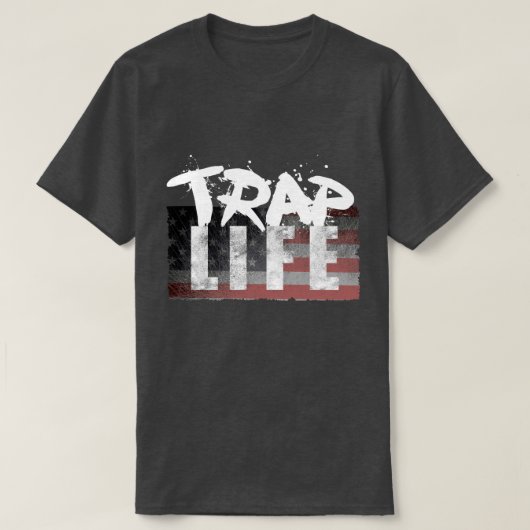 T-shirt Trap Life USA (Design devant)