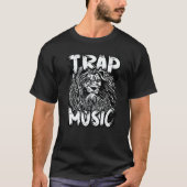T-shirt Trap Music Lion Graphic Rap Hip Hop Techno R&B (Devant)
