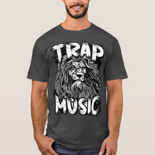 T-shirt Trap Music Lion Graphic Rap Hip Hop Techno R&b3043