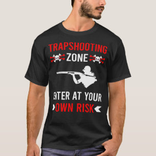 T-shirt Trapper Trap Trap Argile Cible Tir