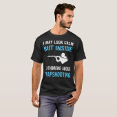 T-shirt Trapper Trap Trap Argile Cible Tir (Devant entier)