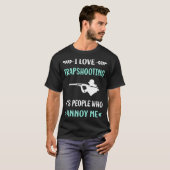 T-shirt Trapper Trap Trap Argile Cible Tir (Devant entier)