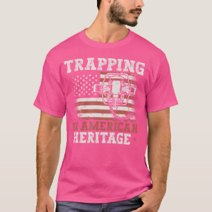 T-shirt Trapper Un Piège De Chasse Héritage Américain