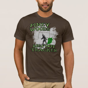 T-shirt Traqueur Piney de Bigfoot en bois