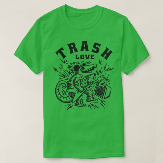 T-shirt Trash Love (Design devant)