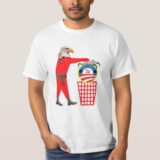 T-SHIRT TRASH OBAMA (Devant)