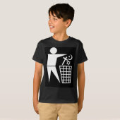 T-shirt Trash_Religion_w-on-b_no-site (Devant entier)