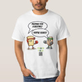 T-shirt Trash-Talk / Egg vs Toast — par LoGoss (Devant)