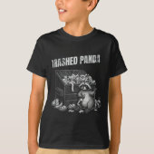 T-shirt Trashed Panda Funny Drunk Racoon Cool Animals Grap (Devant)