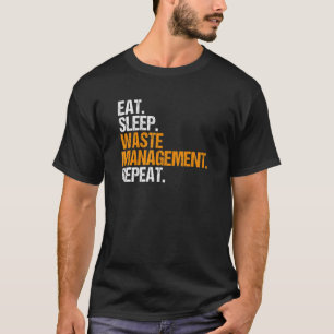 T-shirt Trashman Mange Sleep Gestion des déchets Garbage M
