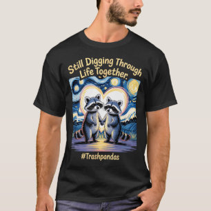 T-shirt Trashpandas Couples Saint-Valentin Annive Correspo