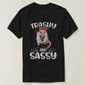 T-shirt Trashy et Sassy Funny Possum  (Design devant)