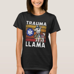 T-shirt Trauma Lama Soins de santé EMT Paramedic