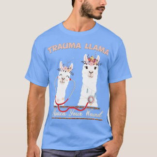 T-shirt Trauma Llama Alpaca Your Wound Llama Alpaca
