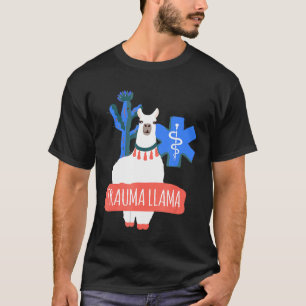 T-shirt Trauma llama Llama Paramedic plaisante EMS EMR.