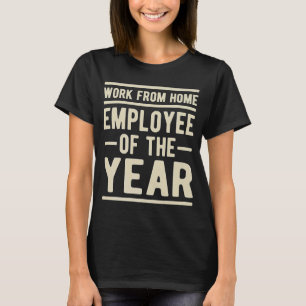 T-shirt Travail à domicile Employé de l'année Emploi Sarca