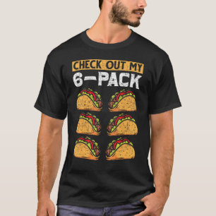 T-shirt Travail abdominal en salle Découvrez Mon Taco Food