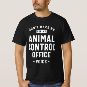 T-shirt Travail au bureau de contrôle des animaux