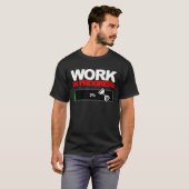T-shirt travail dans les programmes (Devant entier)