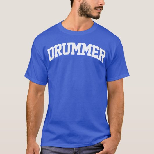 T-shirt Travail de batteur garçon Varsity Arch (Devant)